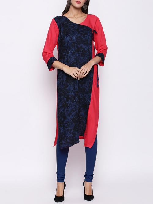 angrakha printed kurta - 15445386 - Very Small Image - 1