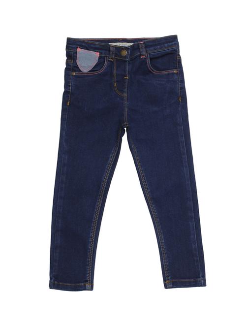 dark blue denim plain jeans - 15448641 - Very Small Image - 1