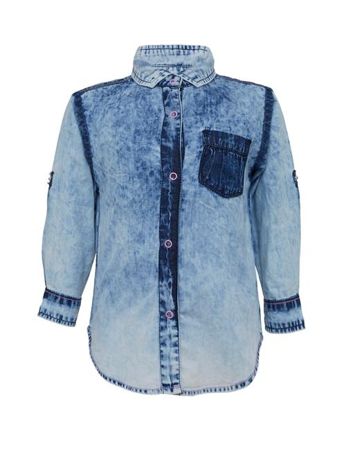 light blue cotton shirt - 15448693 - Very Small Image - 1