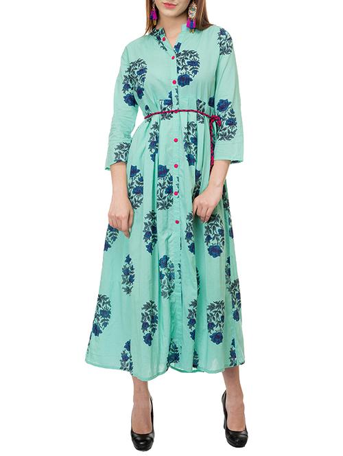 flared printed kurta - 15452223 - Very Small Image - 1