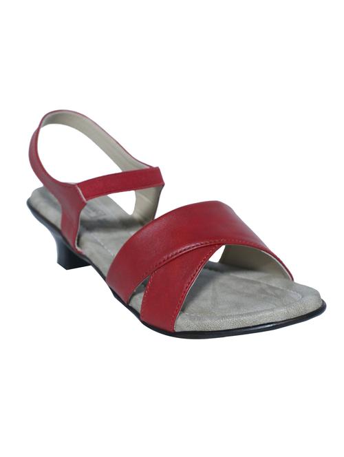 red back strap sandals - 15452230 - Very Small Image - 1