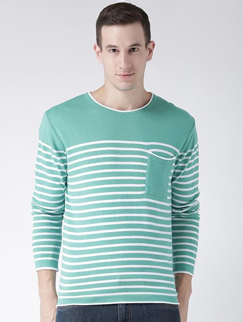 green cotton pullover - 15455008 - Very Small Image - 1