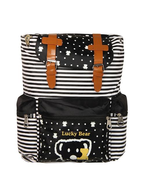 black leatherette (pu) fashion backpack - 15456630 - Very Small Image - 1