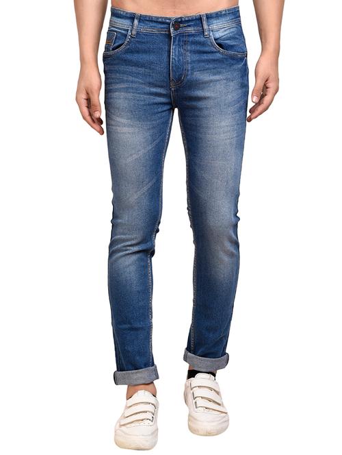 blue denim washed jeans - 15458615 - Very Small Image - 1