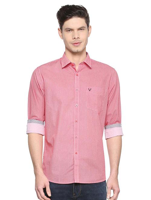 red cotton casual shirt - 15459496 - Very Small Image - 1