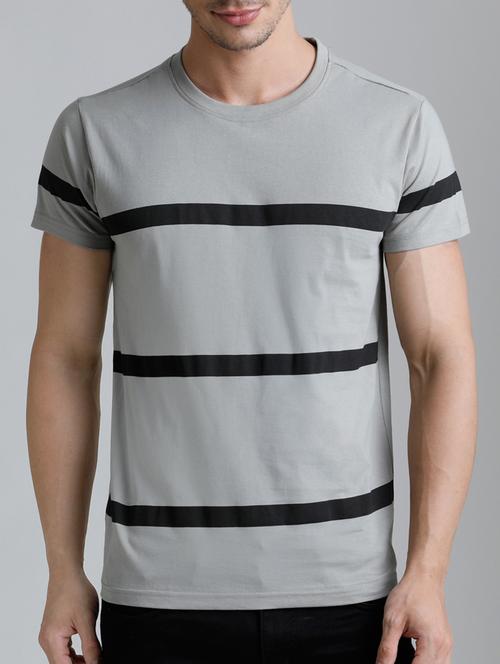 grey cotton t-shirt - 15464503 - Very Small Image - 1