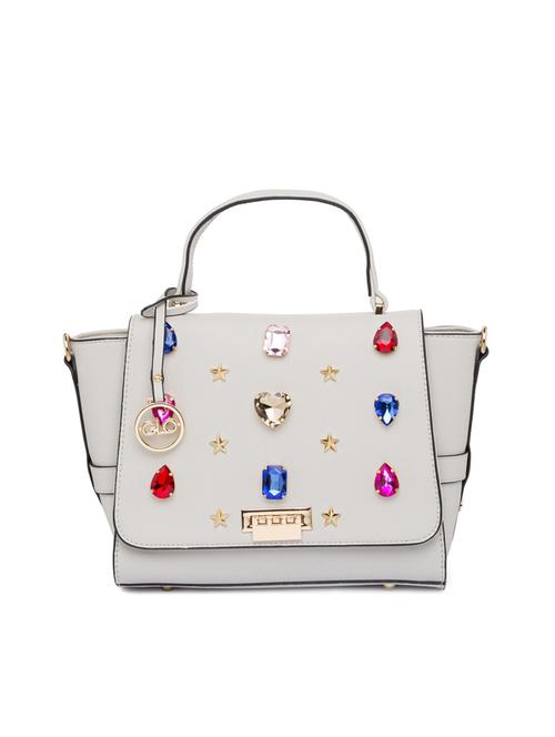 white leatherette (pu) handbag - 15465530 - Very Small Image - 1