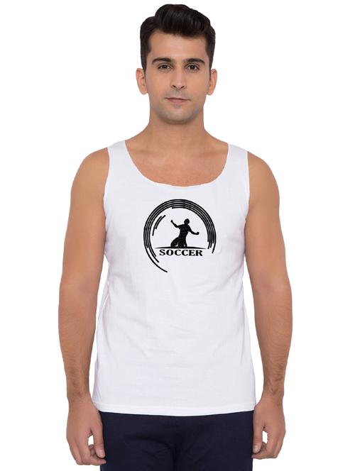 white cotton blend vest - 15466241 - Very Small Image - 1