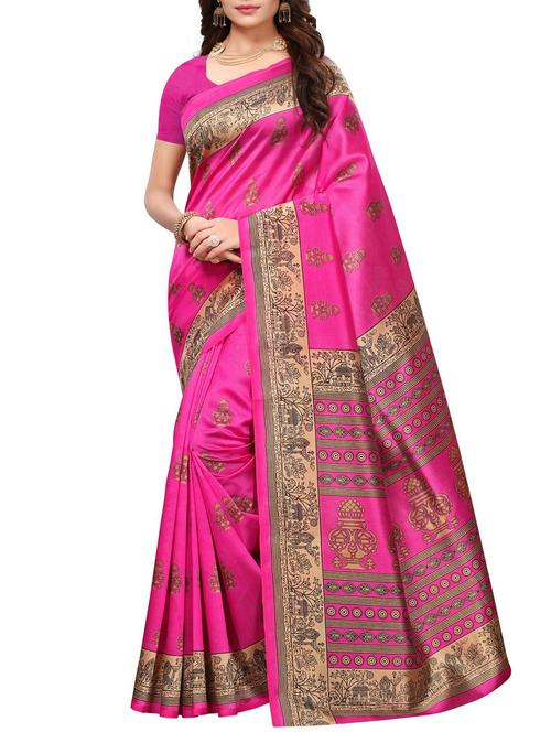 Conversational mysore silk saree with blouse - 15468951 - Very Small Image - 1