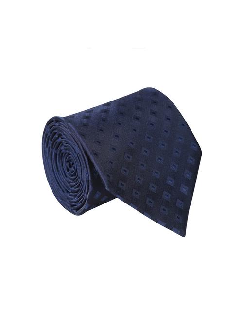 blue jackquard tie - 15469909 - Very Small Image - 1