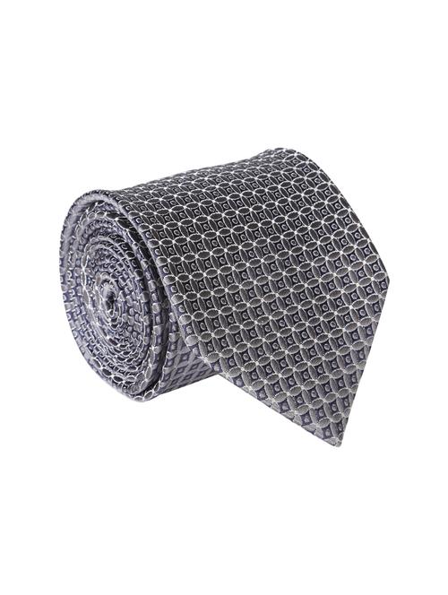 dark grey jacquard tie - 15469920 - Very Small Image - 1