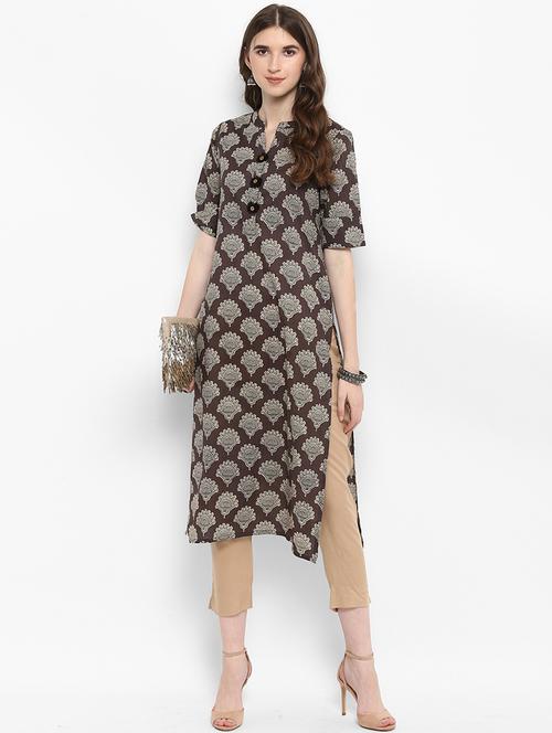 printed kurta pant set - 15470731 - Very Small Image - 1