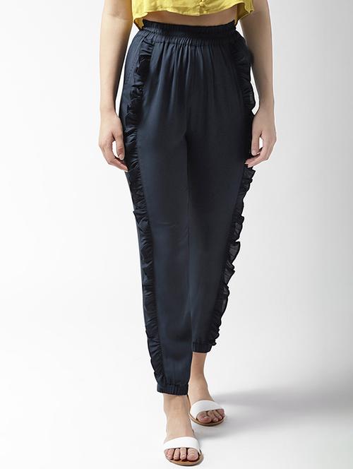 frill detail high-waist trouser - 15471486 - Very Small Image - 1