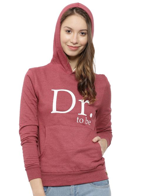 women's front print sweatshirt - 15475734 - Very Small Image - 1