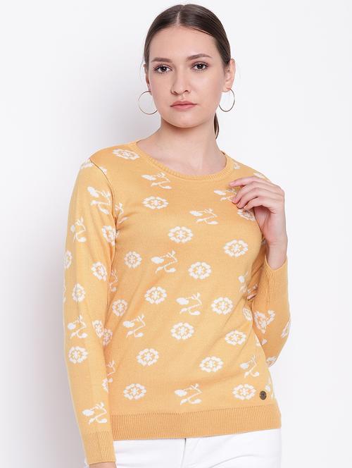 printed woolen pullover - 15476449 - Very Small Image - 1