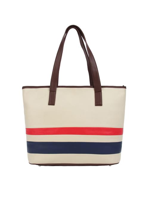 white leatherette (pu) handbag - 15477460 - Very Small Image - 1