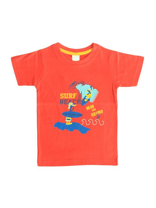 round neck graphic print t-shirt - 15478745 - Very Small Image - 1