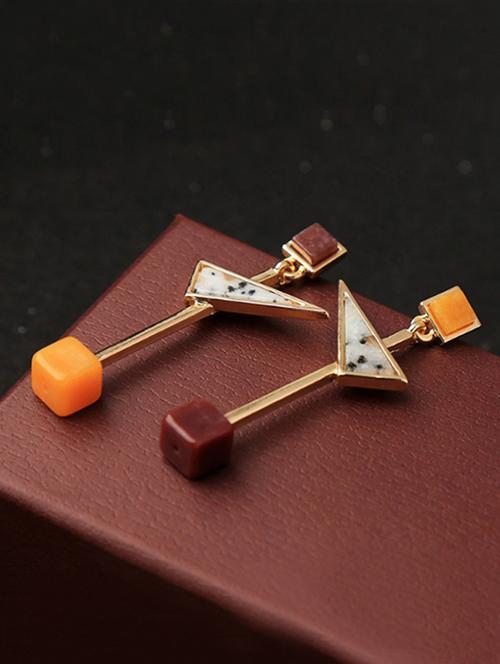 gold tone drop earrings - 15483578 - Very Small Image - 1