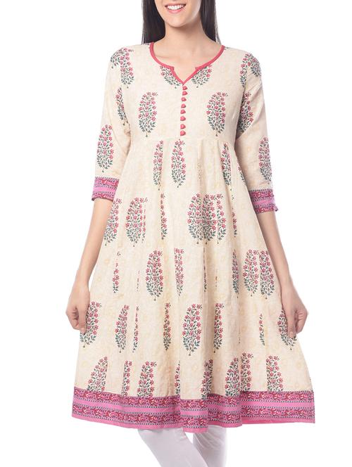 printed anarkali kurta - 15484009 - Very Small Image - 1