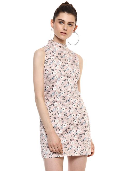 cutout back floral sheath dress - 15486363 - Very Small Image - 1