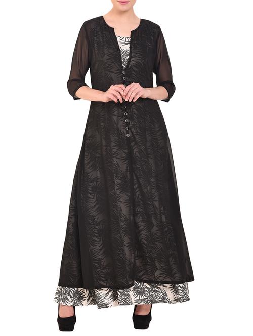 layered printed kurta - 15486880 - Very Small Image - 1