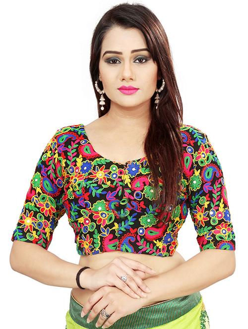 multi thread embroidered blouse - 15488187 - Very Small Image - 1