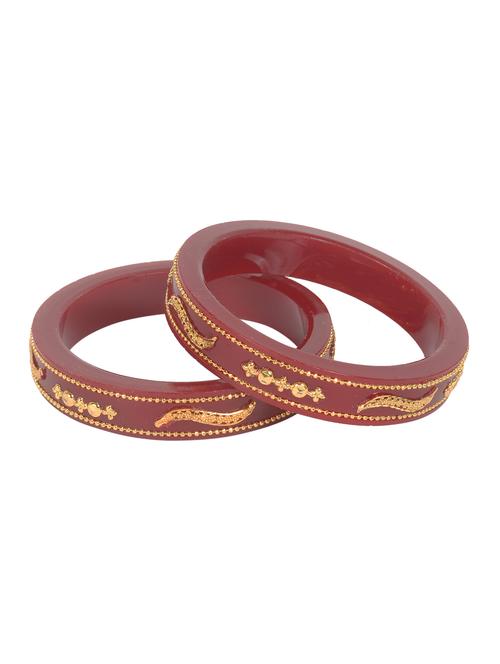 red gold tone pola bangles - 15489769 - Very Small Image - 1
