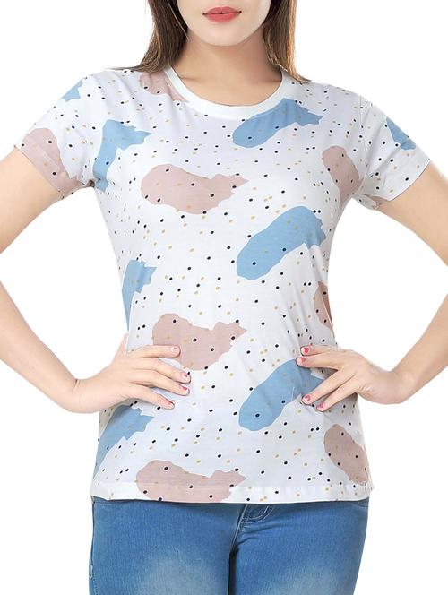 short sleeved printed tee - 15492151 - Very Small Image - 1