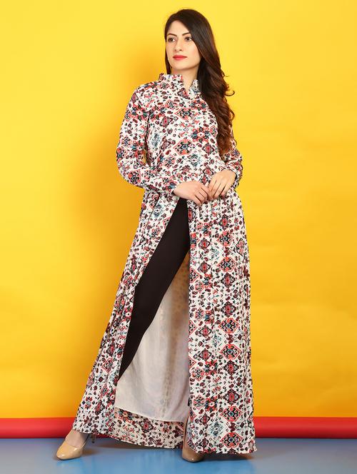 front slit boho tunic - 15492547 - Very Small Image - 1