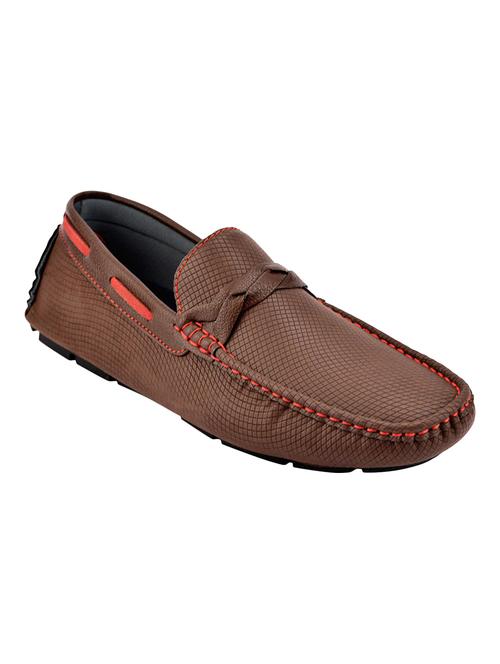 brown leather slip on loafers - 15492675 - Very Small Image - 1