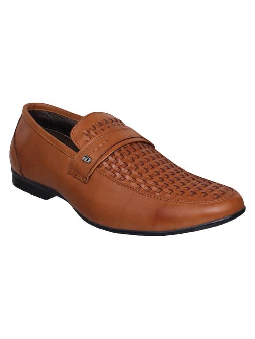 tan leather formal slip ons - 15492724 - Very Small Image - 1