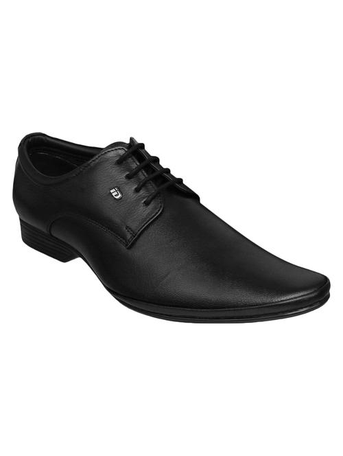 black leather lace-up derbys - 15492727 - Very Small Image - 1