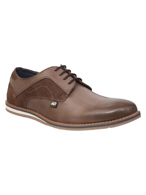 brown leather lace up shoes - 15492749 - Very Small Image - 1