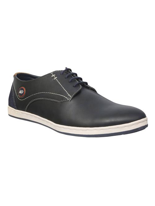 navy leather lace up shoes - 15492759 - Very Small Image - 1