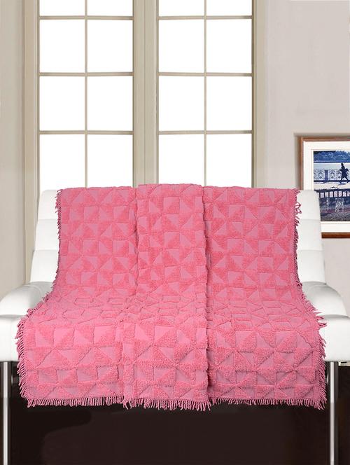 soft cotton unique design tufted set of 2 throws - 15493309 - Very Small Image - 1