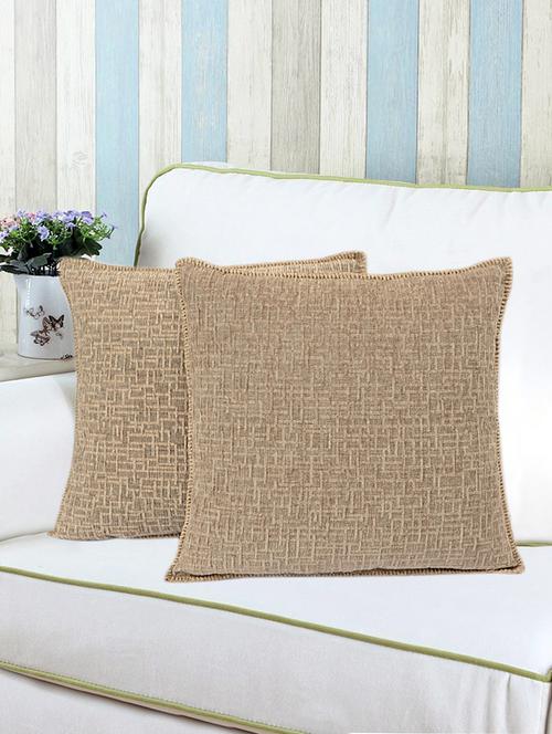 soft viscose chenille set of 2 cushion covers - 15493343 - Very Small Image - 1