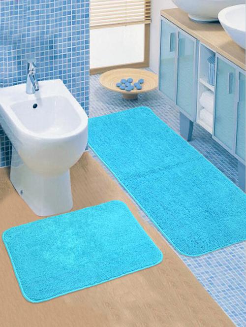 anti slip microfiber kitchen runner set with mat- 40x100 cm & 40x50 cm - 15493373 - Very Small Image - 1