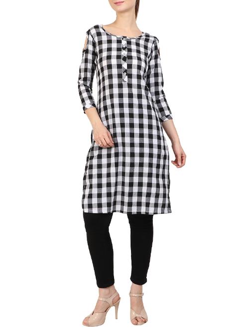 women's straight kurta - 15493753 - Very Small Image - 1