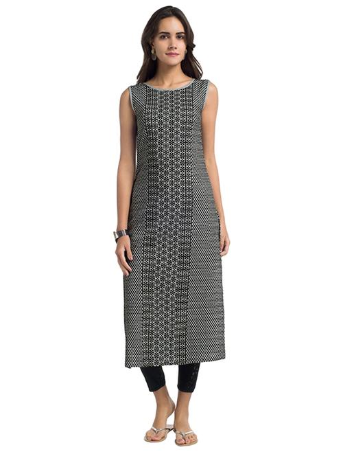 straight printed kurta - 15494771 - Very Small Image - 1