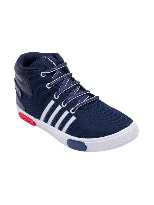 navy mesh lace up sneakers - 15495329 - Very Small Image - 1