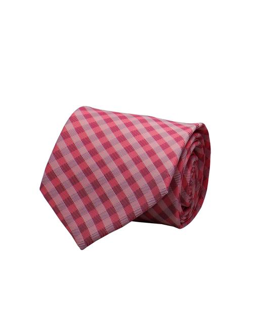 pink micro fiber tie with lapel pin - 15495572 - Very Small Image - 1