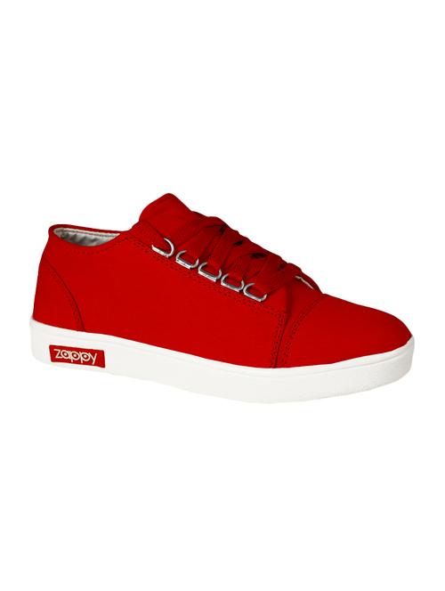red lace-up sneakers - 15495979 - Very Small Image - 1