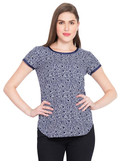 nautical printed top - 15496576 - Very Small Image - 1