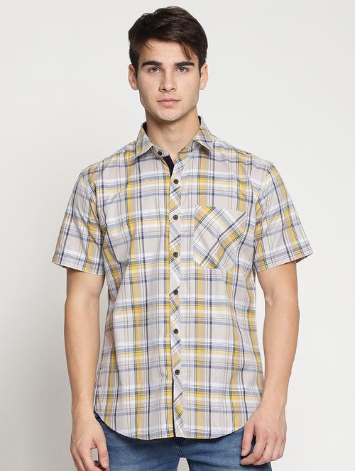 multi colored cotton casual shirt - 15497343 - Very Small Image - 1