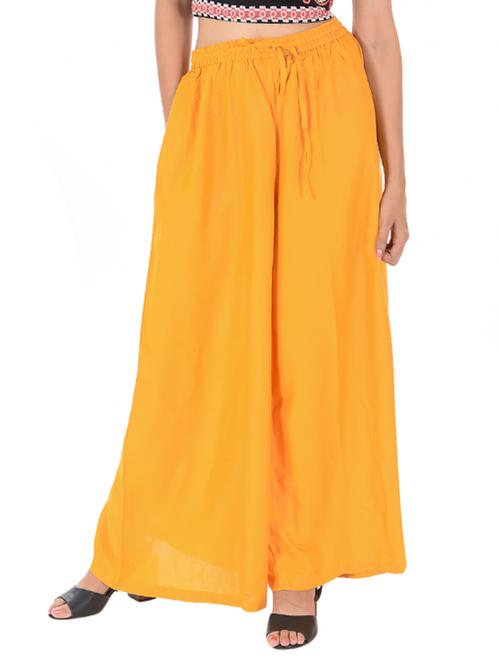 drawstring waist flared palazzo - 15497381 - Very Small Image - 1