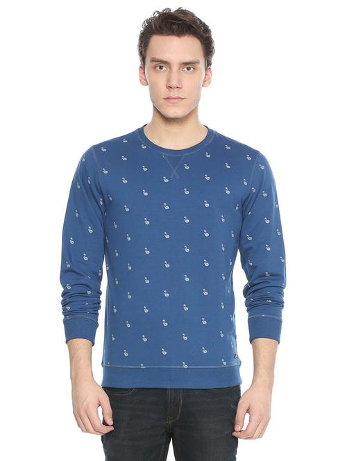 blue printed sweatshirt - 15497758 - Very Small Image - 1