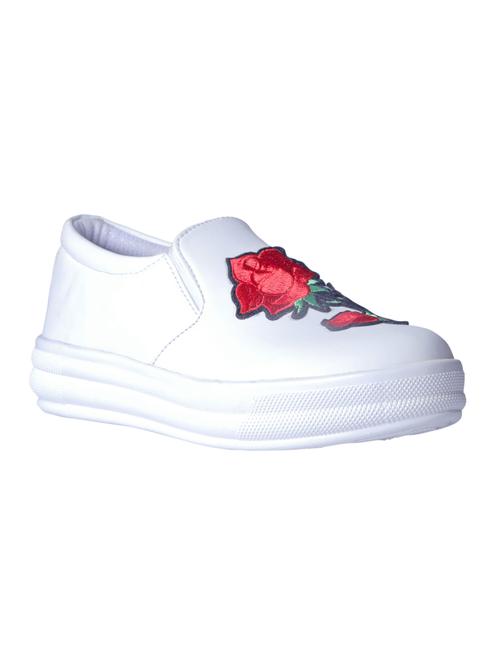 white plimsolls casual shoes - 15498157 - Very Small Image - 1