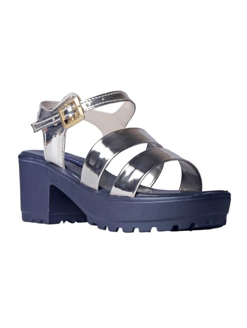 silver back strap sandals - 15498164 - Very Small Image - 1