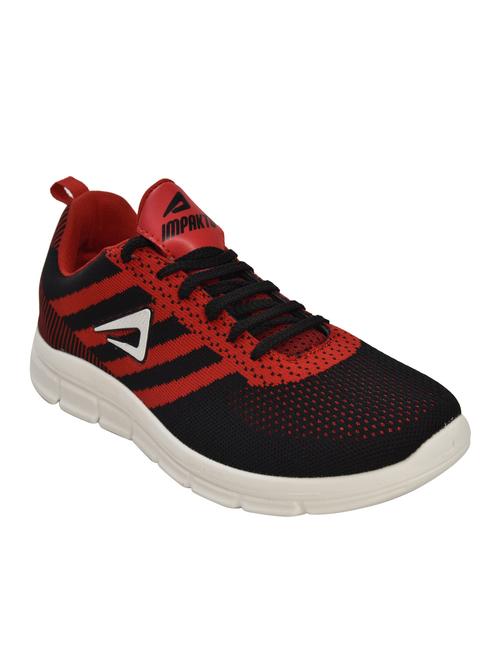 red fabric sport shoes - 15500134 - Very Small Image - 1