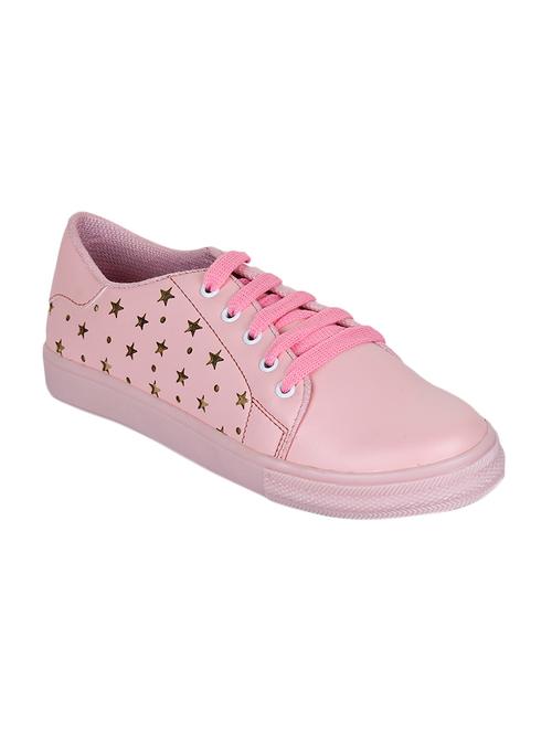 pink lace-up sneakers - 15500159 - Very Small Image - 1